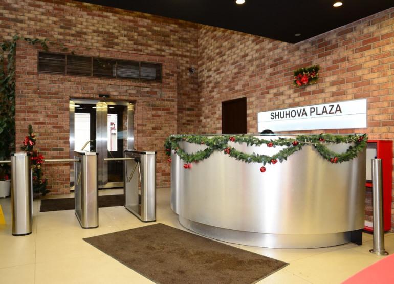 Шухова 14: Вид главного ресепшен здания